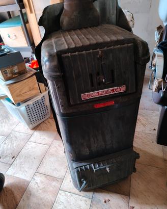stufa a legna vintage