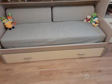 letto con lettino estraibile