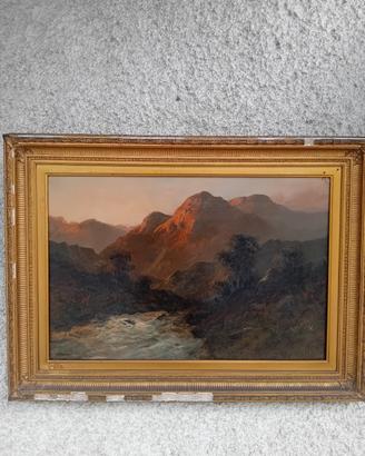Dipinto Frank Walters  olio 61 x 41 tela 