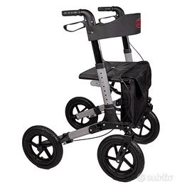 Deambulatore Antar pieghevole con pneumatici