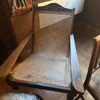 Poltrona vintage in legno