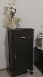 Mobiletto Boho-Chic Antracite e Oro - 90x42x31