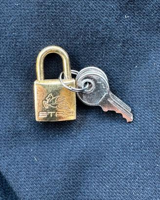Piccolo lucchetto in ottone Etro