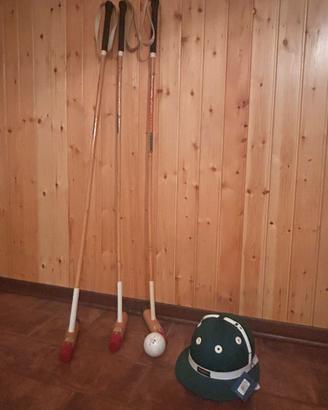 Set da polo La Martina- Casco nuovo con etichetta