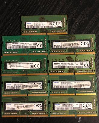 8gb ram ddr4 sodimm pc4 3200 2666 samsung sk hynix