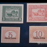 Italia colonie Eritrea- 1910/1926