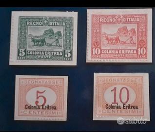 Italia colonie Eritrea- 1910/1926