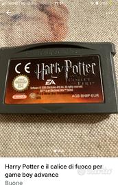 Harry Potter e il calice di fuoco per gameboy adva