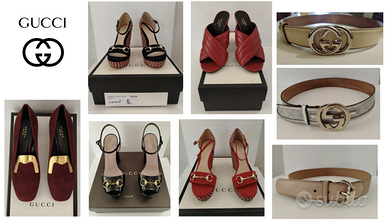 Scarpe e cinture Gucci