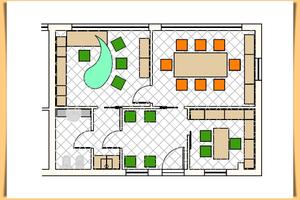 UFFICIO SEMICENTRALE con OTTIMI SERVIZI