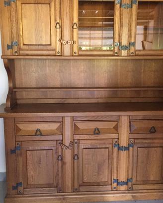 credenza in rovere