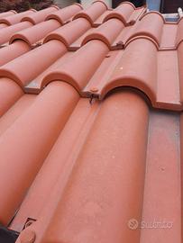 tegole in plastica color terracotta