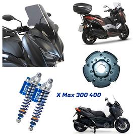 Yamaha X Max 300 400 bauletto scarico freni plexi