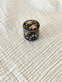 Scatolina cinese metà ‘900 Rame Smaltato Cloisonnè