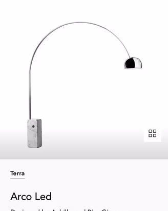 Lampada Flos da terra