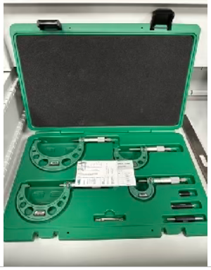 SET DI MICROMETRI PER ESTERNI 0-100 mm