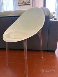2 poltrone Kartell bianche