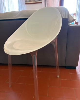 2 poltrone Kartell bianche