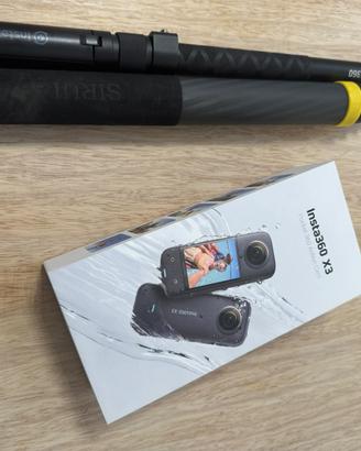 Insta360 X3+ 2 bastoni selfie da 1metro e 3 metri