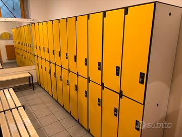 Arredamento e attrezzi palestra.