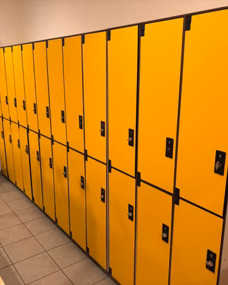Arredamento e attrezzi palestra.