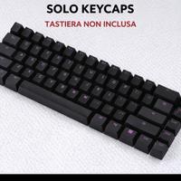 Keycaps Tastiera Meccanica neri SOLO PULSANT