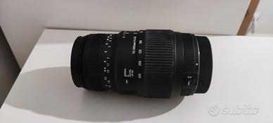 Sigma 70 300 f4-5.6 DG macro Canon 