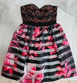 Abito da cerimonia ricamato a mano Jean Cryò tg 42