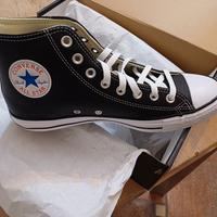 converse in pelle nere