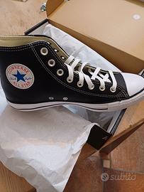 converse in pelle nere