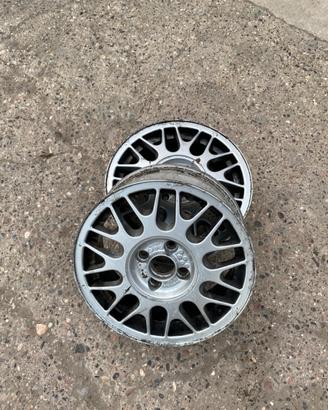 Coppia cerchi 2x bbs volkswagen vw golf 15”