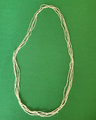 Collana 4 Quattro fili perle di fiume perline