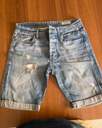 Pantaloncino di jeans corto Jack and Jones