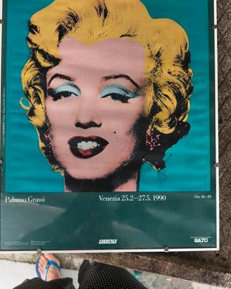 Manifesto Originale Andy Warhol Palazzo Grassi 