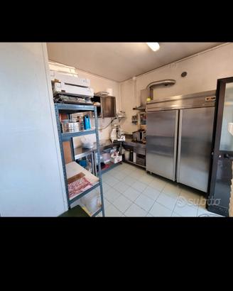 Frigo in acciaio due ante