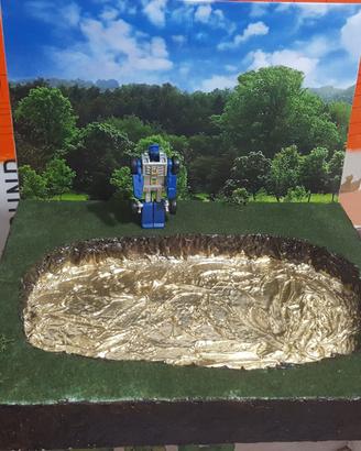 Diorama Transformers Golden Lagoon Lago Dorato