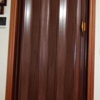 Porta a soffietto in pvc 80x200 con maniglia