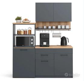 Vicco Cucina singola Egbert, Antracite, 160