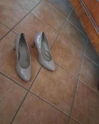 scarpe donna colore rosa carne