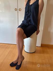 Vestito blu midi di Tommy Hilfiger