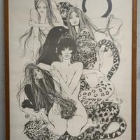 Poster Valentina n°27 Guido Crepax anni 60/70