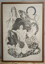 Poster Valentina n°27 Guido Crepax anni 60/70
