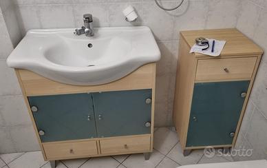 Set mobile bagno (base con lavabo e cassettiera)