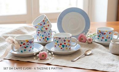 Set 6 Tazzine Caffè Naj-Oleari + omaggio