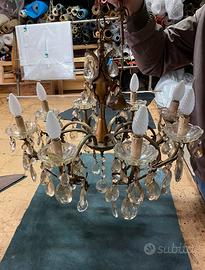 Lampadario con candele