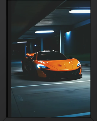 Quadro Poster Automotive - McLaren P1 Cinematic