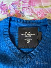 Maglione taglia HM blu