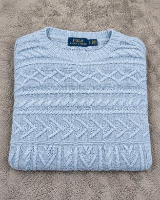 Polo Ralph Lauren Maglione Cable Knit  S Grigio
