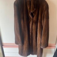 Giacca in pelliccia di visone con cintura