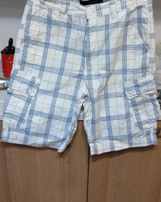 Pantaloni corti Calvin Klein bianco viola tg32 3x2